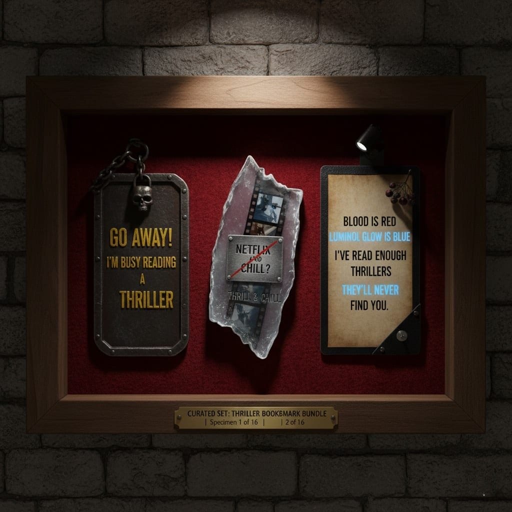 Thriller Bookmark Bundle with MRR & PLR rights - Image 2