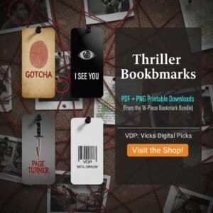 Thriller, Psychological Thriller Bookmark