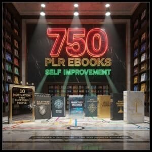 Complete Resellable Library: 750 Self-Improvement eBooks (Instant Download) with MRR & PLR rights
