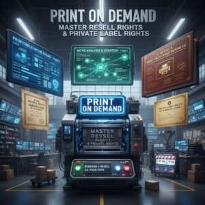 Automate Your Earnings: The Ultimate DFY Print on Demand Guide with MRR & PLR rights