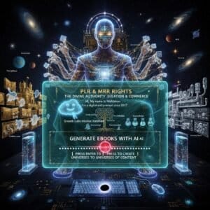 New Generate a complete eBook with AI, step-by-step Masterclass with videos with MRR & PLR rights